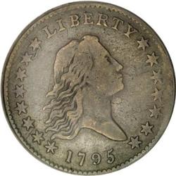 1795 50C 2 Leaves Fine 15 PCGS