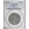Image 3 : 1795 50C 2 Leaves Fine 15 PCGS