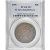 Image 3 : 1795 50C Small Head Fine 12 PCGS