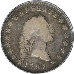 1795 50C Small Head Fine 15 PCGS