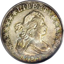 1803 50C Large 3 AU55 PCGS