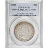 Image 3 : 1803 50C Large 3 AU55 PCGS