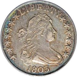 1803 50C Large 3 AU50 PCGS