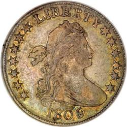 1806 50C 6 Over Inverted 6 XF45 NGC