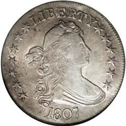 1807 50C Draped Bust AU55 NGC