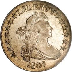 1807 50C Draped Bust AU55 PCGS