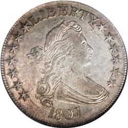 1807 50C Draped Bust AU55 NGC