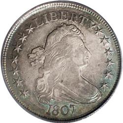 1807 50C Draped Bust AU50 PCGS