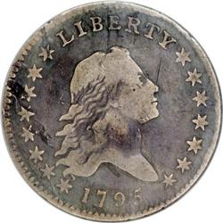 1795 50C 2 Leaves VG10 NGC