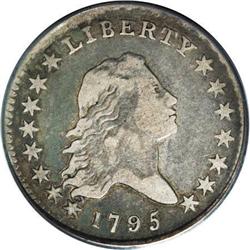 1795 50C 2 Leaves Fine 15 PCGS