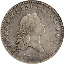 1795 50C 2 Leaves VF30 NGC