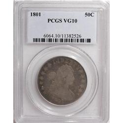 1801 50C VG10 PCGS