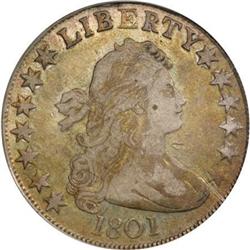 1801 50C VF20 PCGS