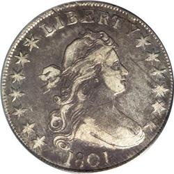1801 50C VF25 PCGS