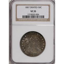 1807 50C Draped Bust VF35 NGC