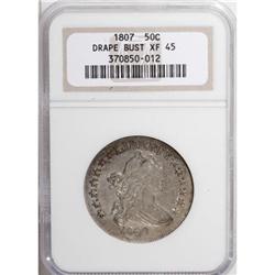 1807 50C Draped Bust XF45 NGC