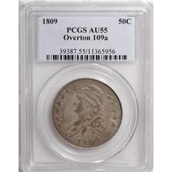 1809 50C AU55 PCGS