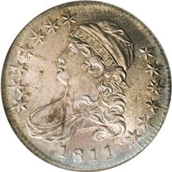 1811 50C Small 8 MS64 NGC