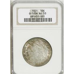 1821 50C AU53 NGC