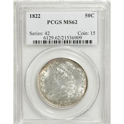 1822 50C MS62 PCGS