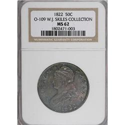 1822 50C MS62 NGC