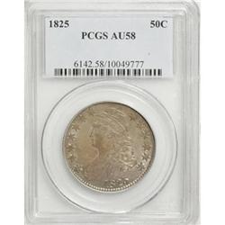 1825 50C AU58 PCGS