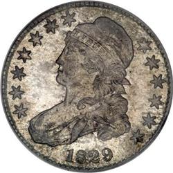 1829 50C Small Letters MS64 PCGS