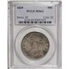 Image 3 : 1829 50C Small Letters MS64 PCGS