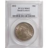 Image 1 : 1832 50C Small Letters MS62 PCGS