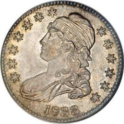 1833 50C MS65 NGC