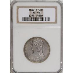 1839-O 50C XF40 NGC
