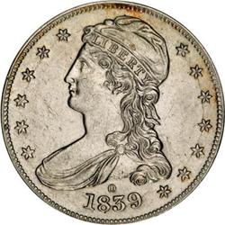 1839-O 50C AU58 NGC