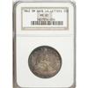 Image 1 : 1842 50C Small Date, Large Letters MS62 NGC