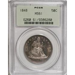 1848 50C MS61 PCGS