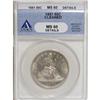 Image 1 : 1851 50C MS60 ANACS
