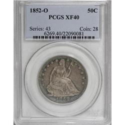 1852-O 50C XF40 PCGS