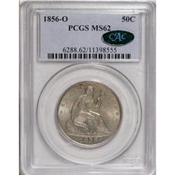 1856-O 50C MS62 PCGS. CAC