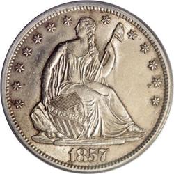 1857-S 50C MS61 PCGS