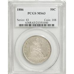 1886 50C MS63 PCGS