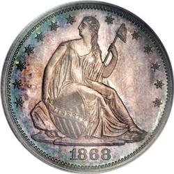 1868 50C PR64 PCGS