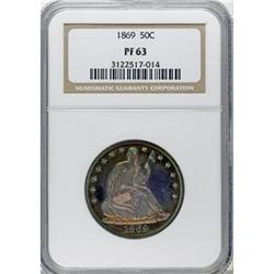 1869 50C PR63 NGC