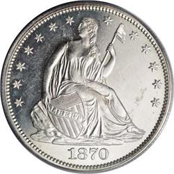 1870 50C PR64 PCGS