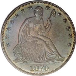 1870 50C PR65 PCGS
