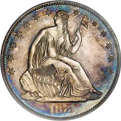 1873 50C No Arrows PR64 PCGS
