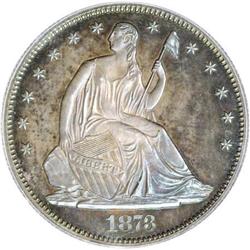 1873 50C No Arrows PR65 PCGS