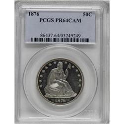 1876 50C PR64 Cameo PCGS