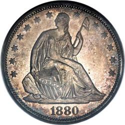 1880 50C PR65 Cameo PCGS