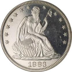 1883 50C PR64 Cameo NGC