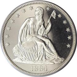 1884 50C PR66 Cameo PCGS