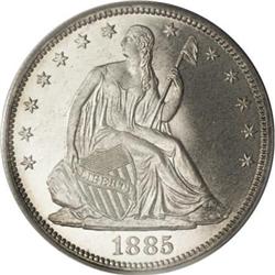 1885 50C PR64 Cameo PCGS